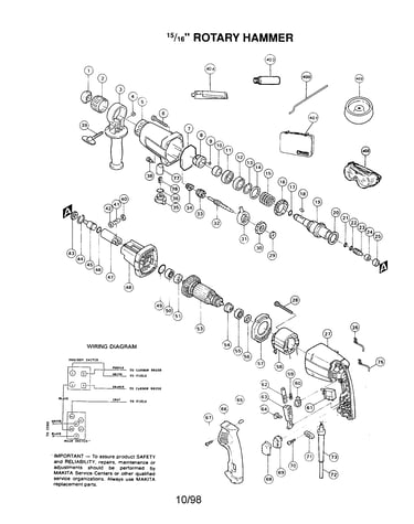 15/16" rotary hammer