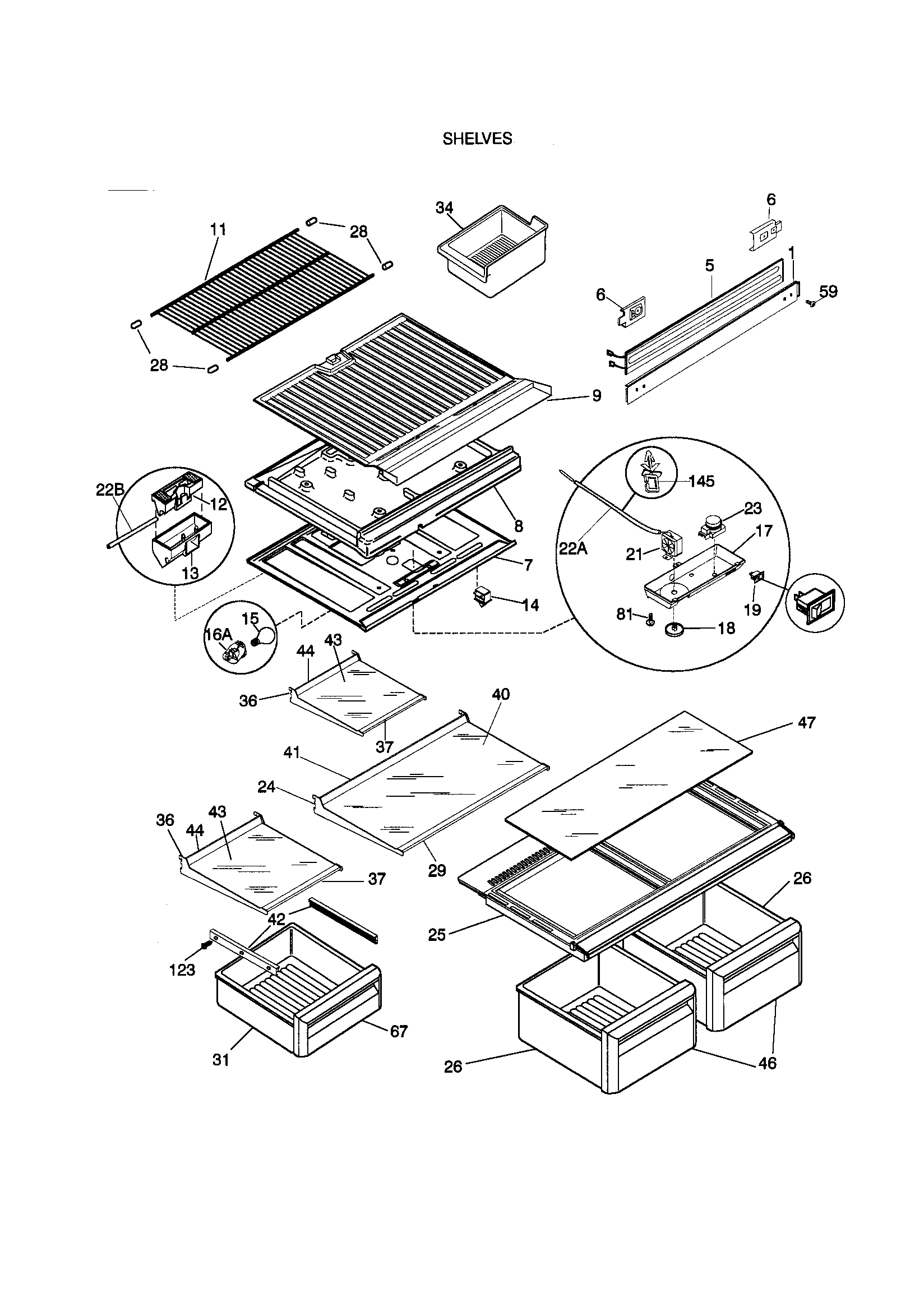 Shelves
