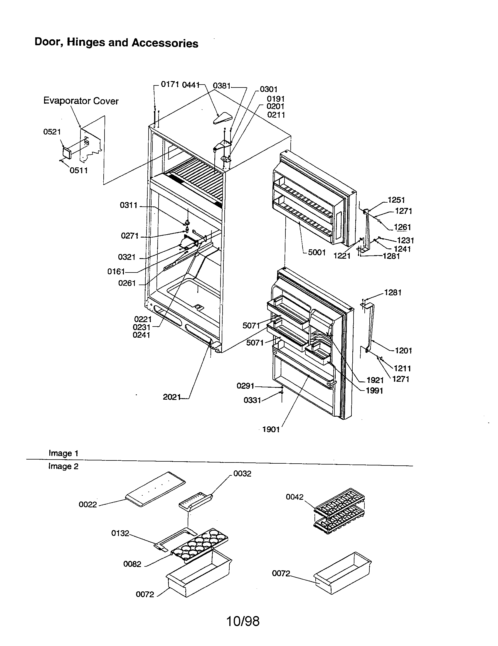 DOOR, HINGES AND ACCESSORIES