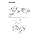 Amana TX21VE-P1301804WE shelving assemblies diagram