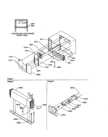 Evaporator/fan motor