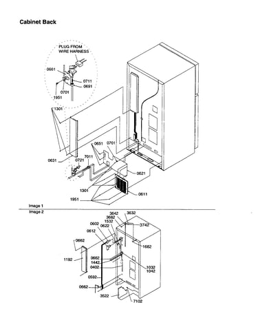 Cabinet back