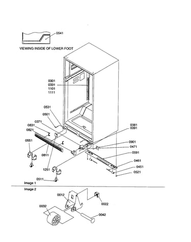 Ladders/lower cabinet/rollers