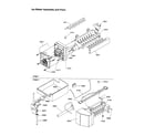 Amana TX18VE-P1301702WE ice maker assemble and parts diagram