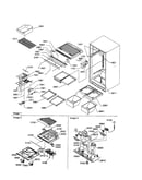 Interior cabinet/drain block