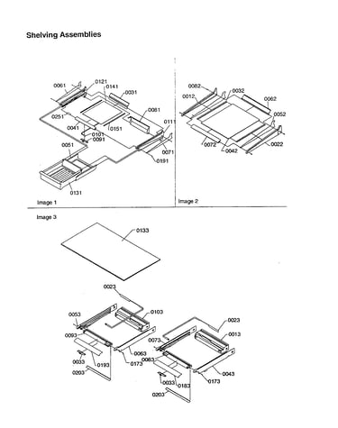 Shelving assemblies