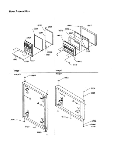 Door assemblies