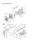 Ice maker assembly and parts
