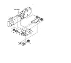 Xerox 5210 fuser/paper transport drive assembly diagram