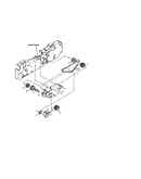 Fuser/paper transport drive assembly