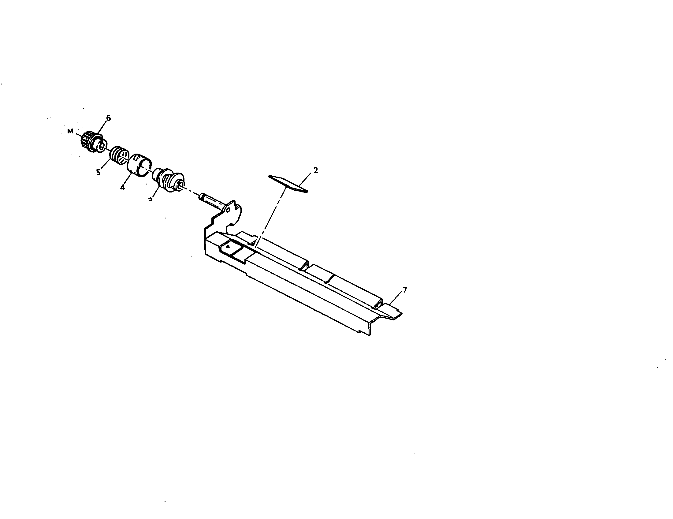 Paper guide/clutch assembly