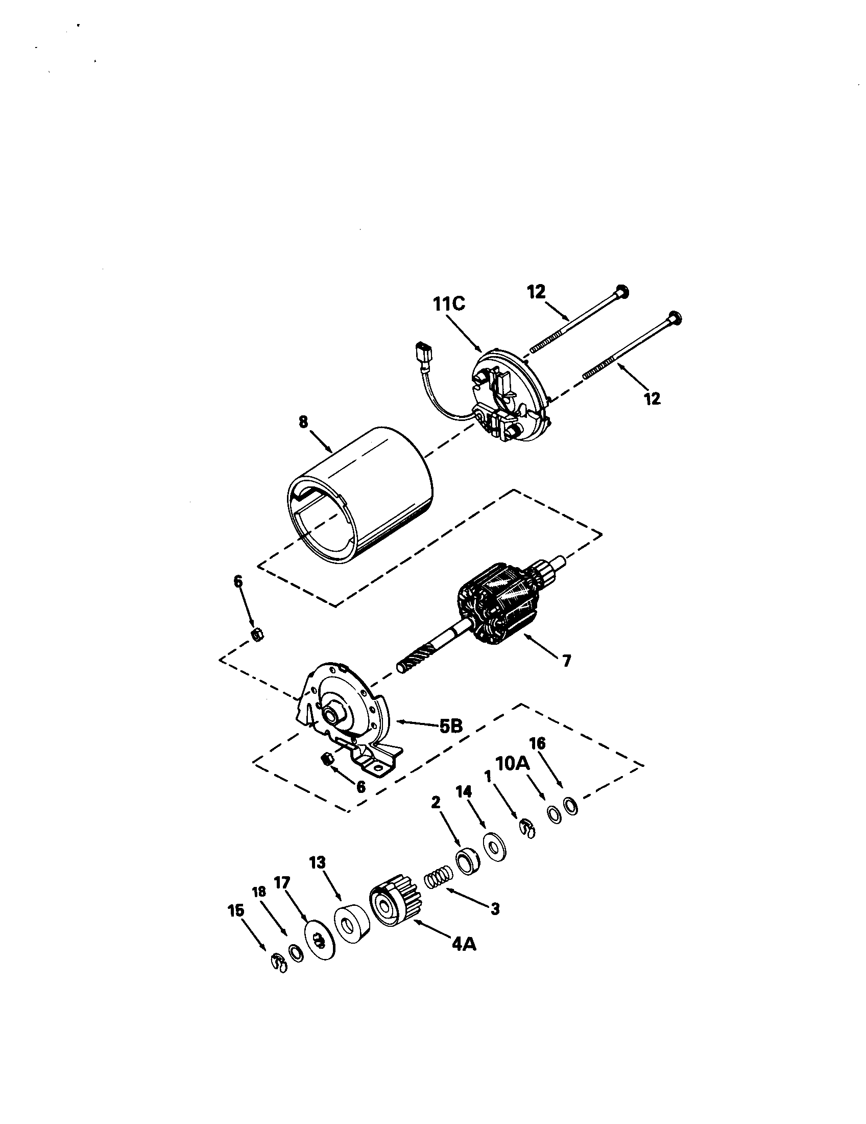 STARTER MOTOR 35709