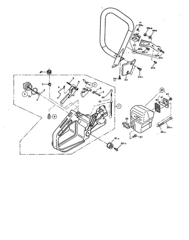 Tubular grip/rubber buffer/muffler