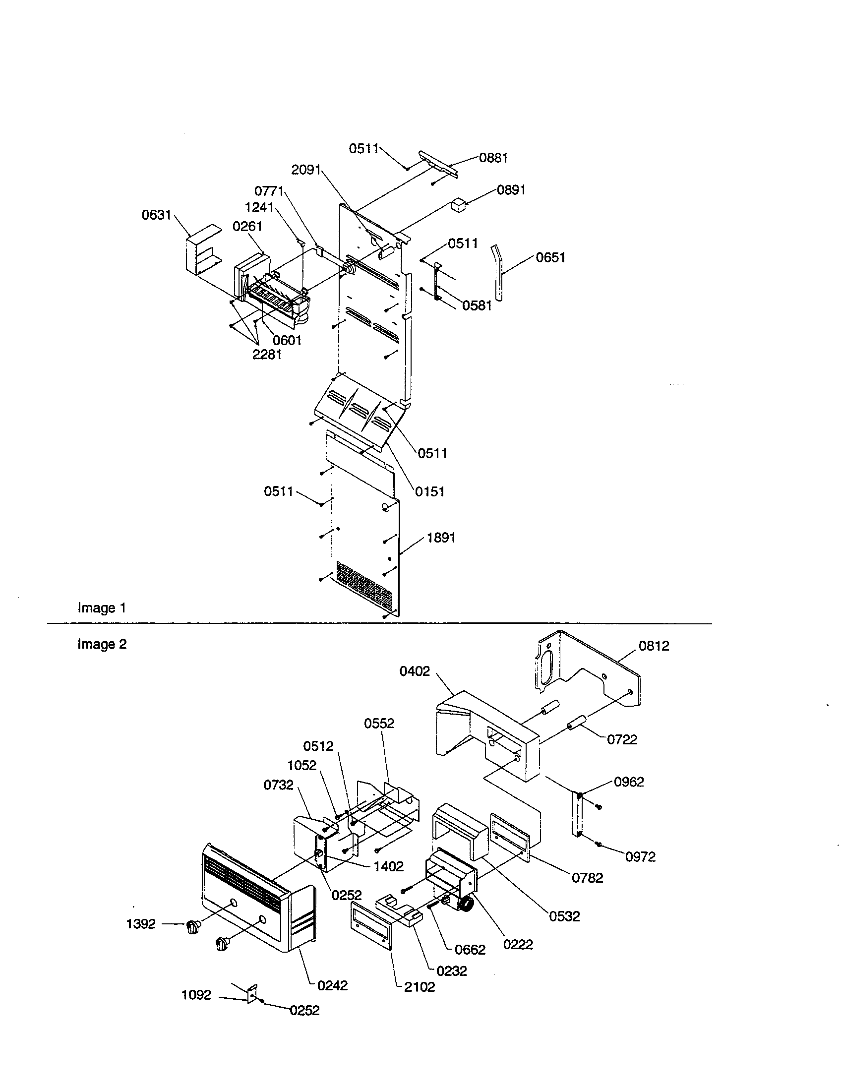 ICE MAKER/CONTROL ASSEMBLY