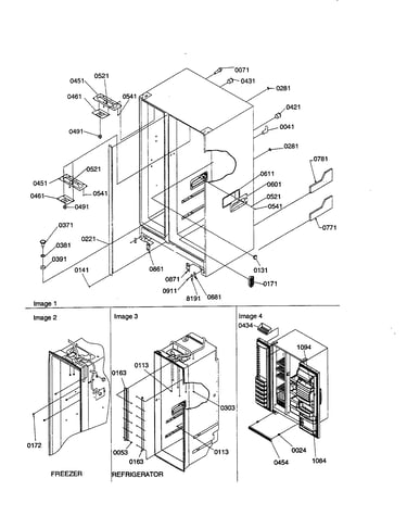Cabinet parts and toe grille