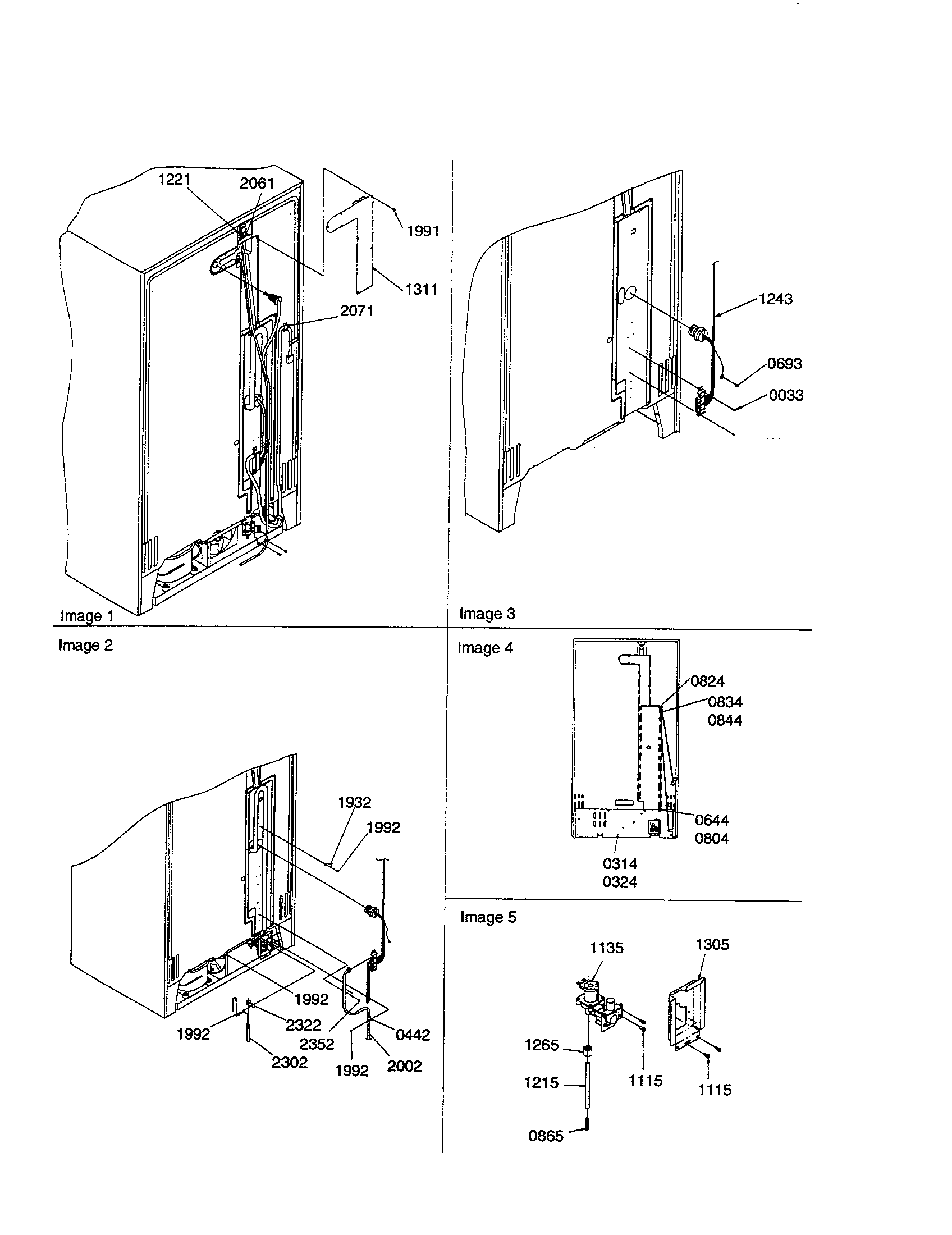 Cabinet back