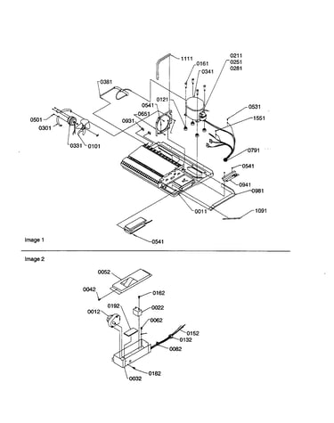 Machine compartment/muffler/h.v.box