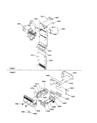 Ice maker/control assembly