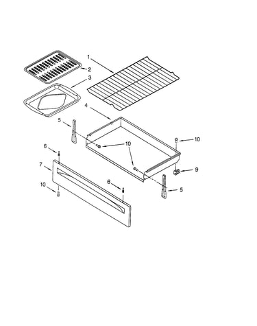 Drawer and broiler