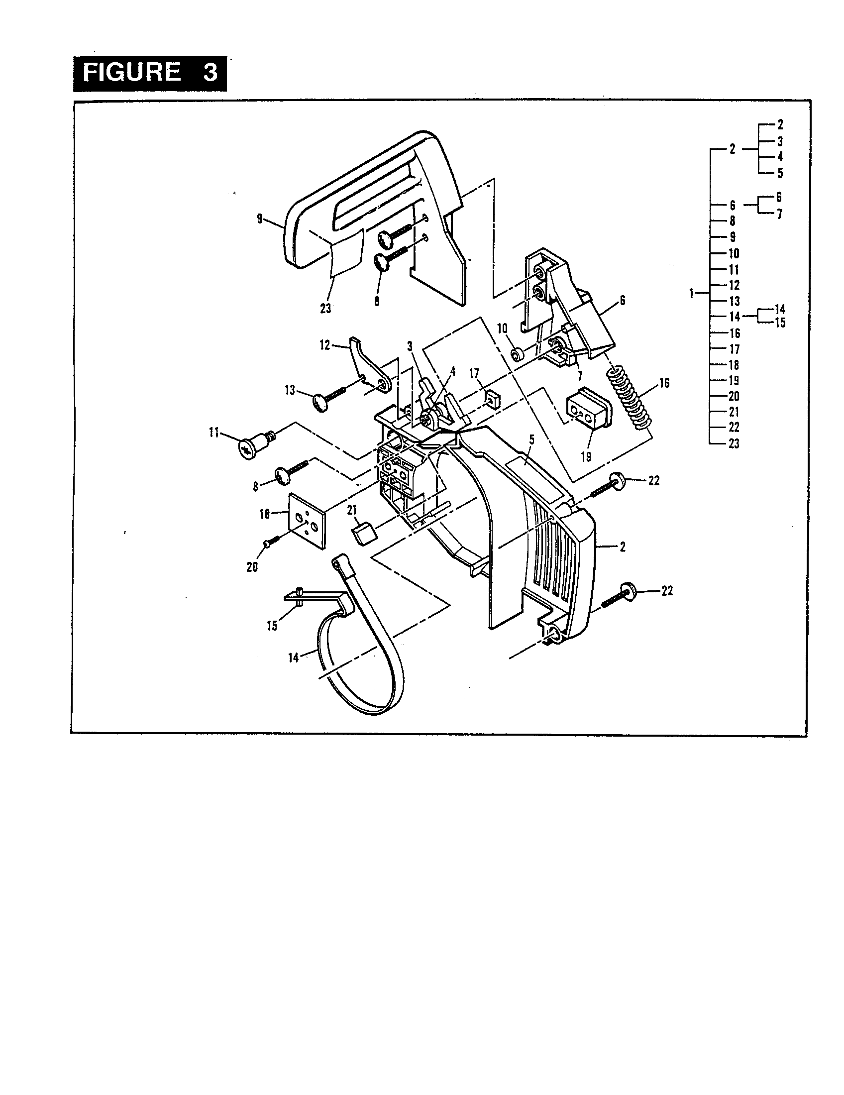 CHAIN BRAKE ASSEMBLY