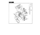McCulloch MAC3214 11-600032-07 chain brake assembly diagram