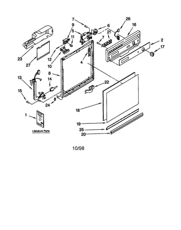 Frame and console