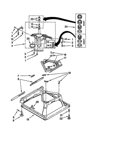 Machine base