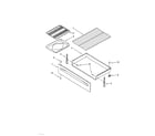 Kenmore 66595775890 drawer and broiler diagram