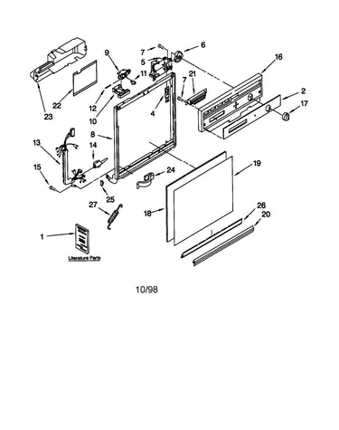 Frame and console
