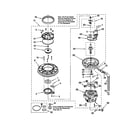Kenmore 66515685792 pump and motor diagram