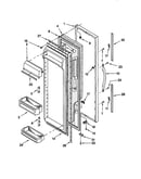 Refrigerator door