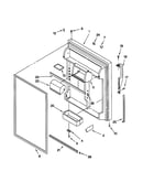 Refrigerator door