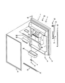 Refrigerator door