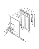 Refrigerator door