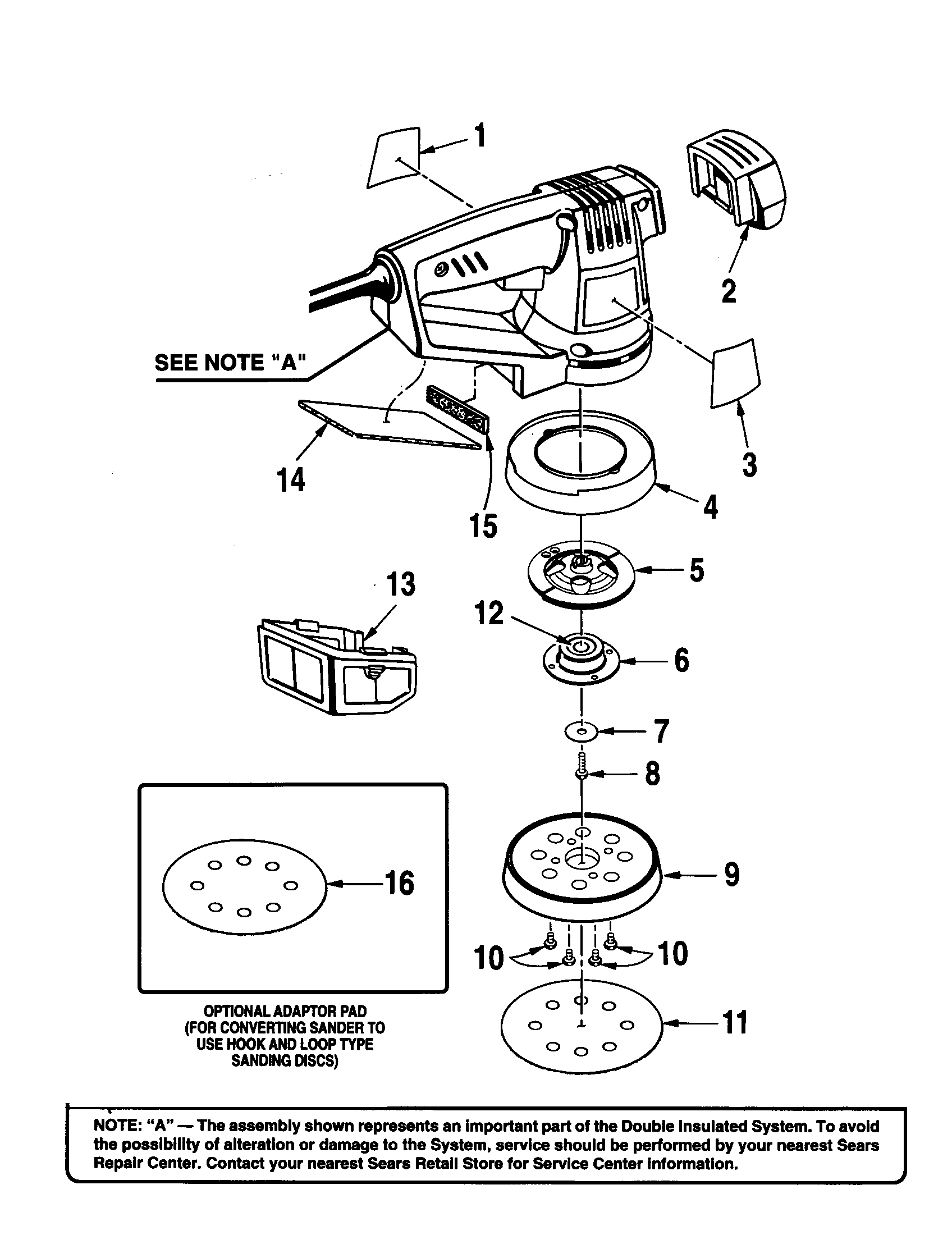 Random orbit sander