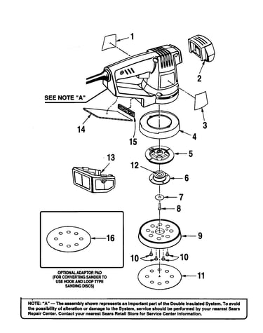 Random orbit sander