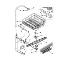 Kenmore 66516798793 upper dishrack and water feed diagram