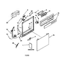 Frame and console