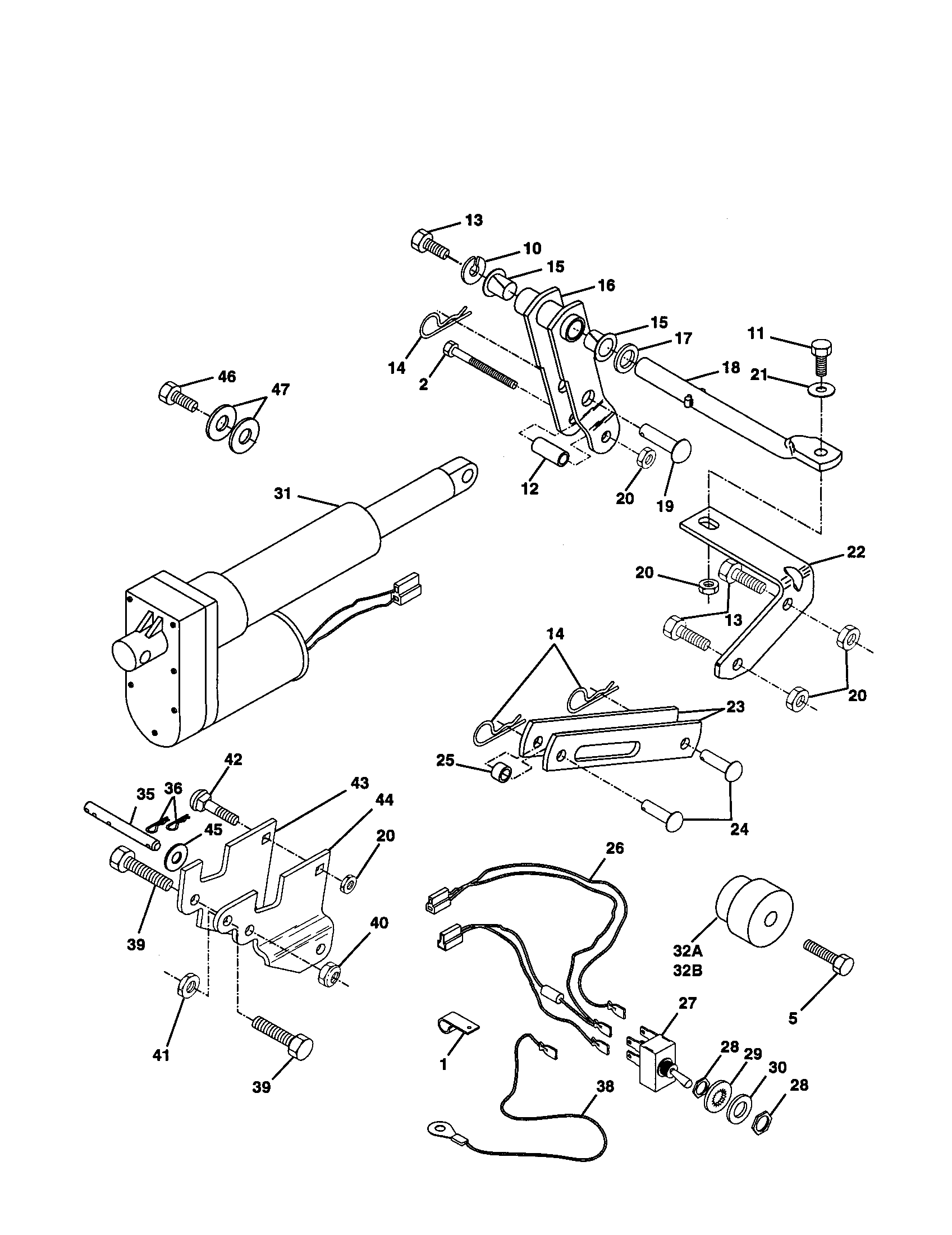 Hydrostatic drive, vertical engine