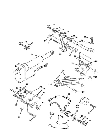 Hydrostatic drive, vertical engine