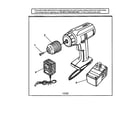 Craftsman 315111920 3/8" cordless drill diagram