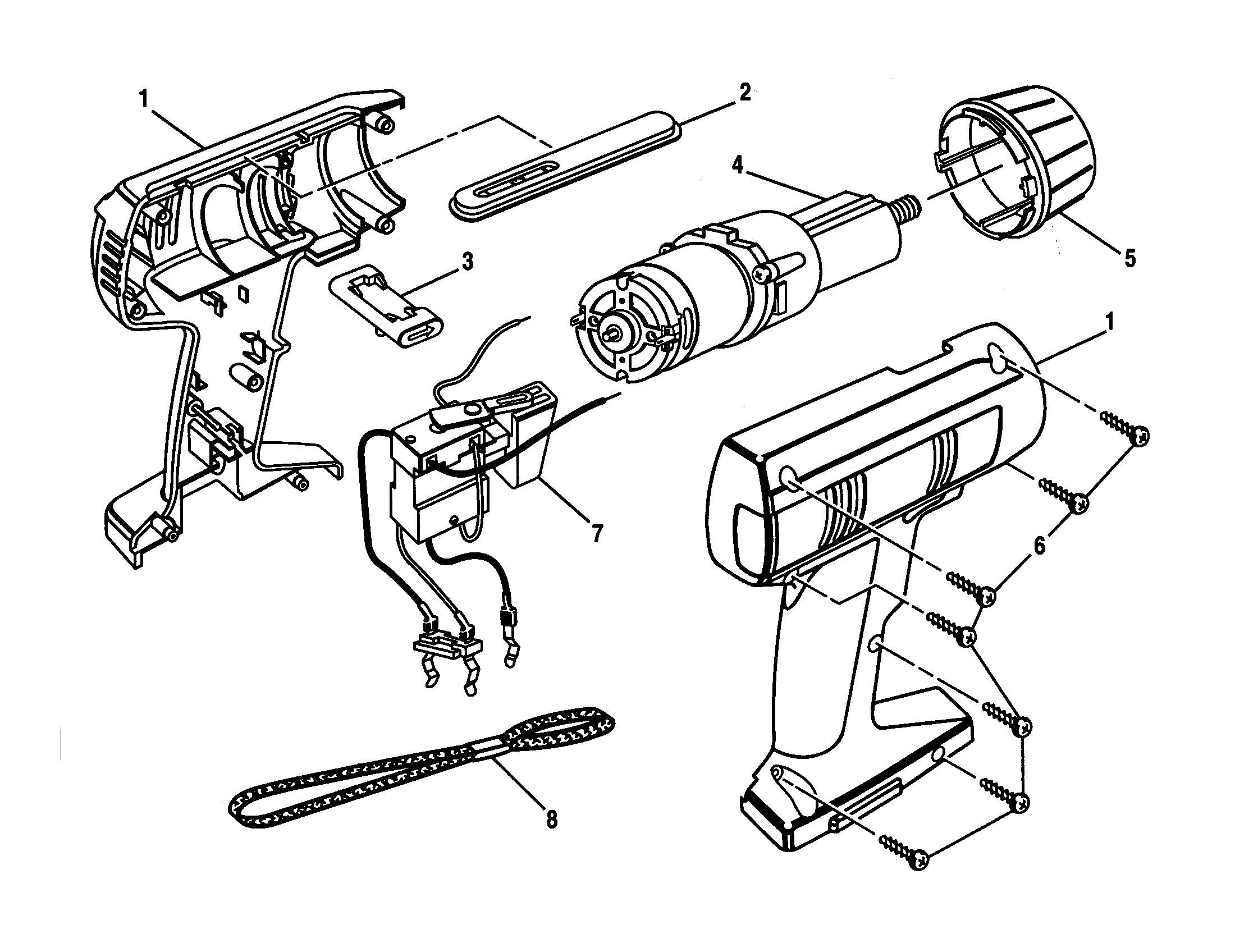 3/8" cordless drill
