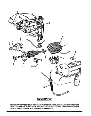 Motor housing assembly