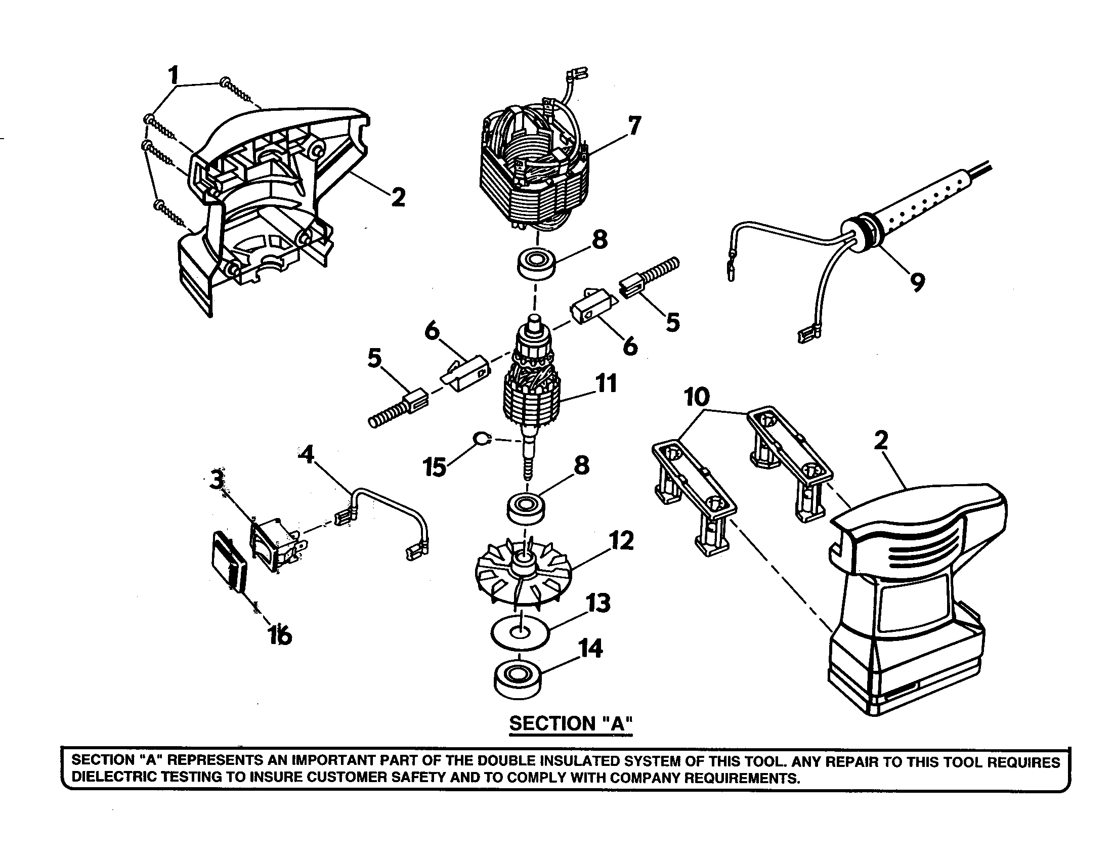 Field and armature assembly