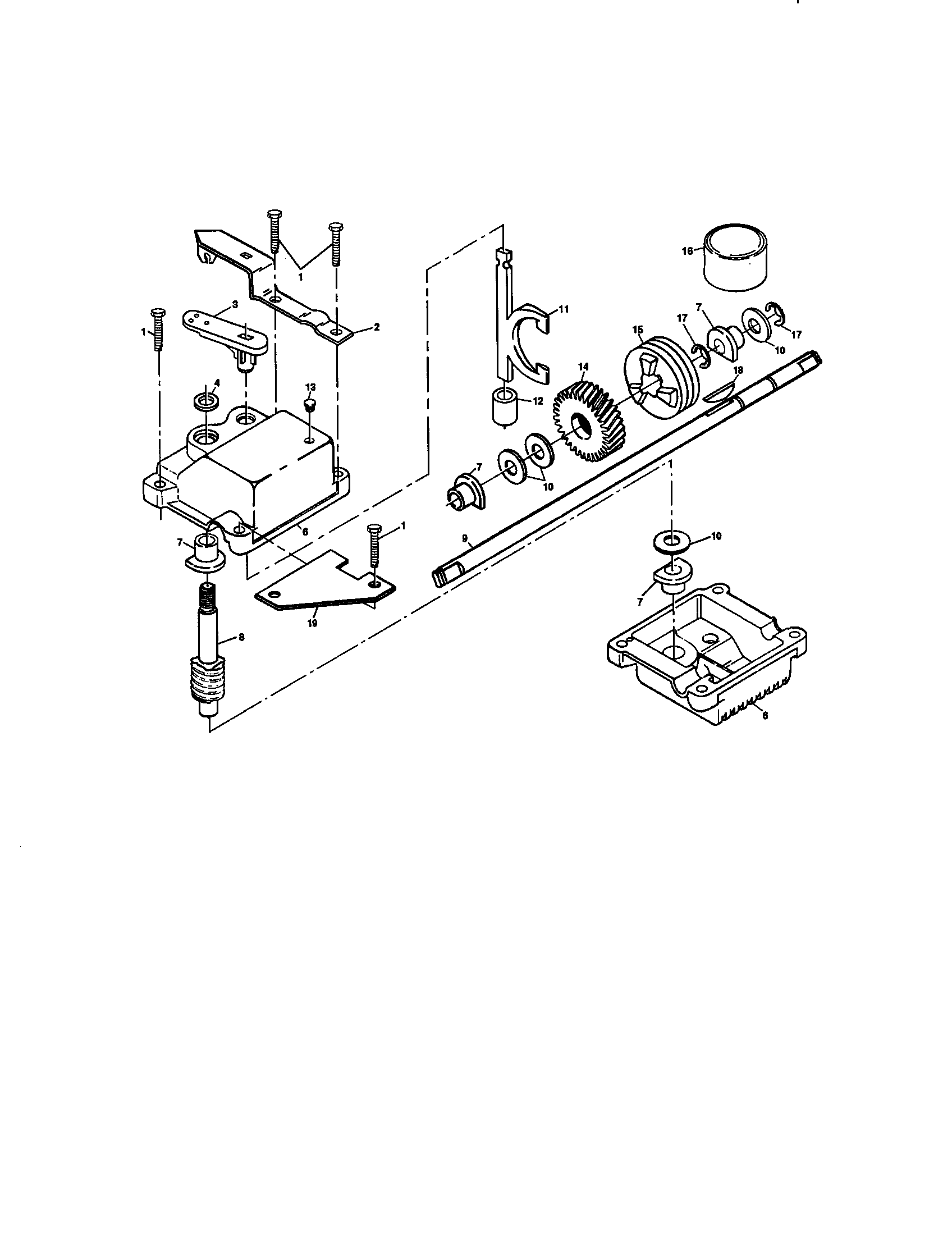 Gear case assembly