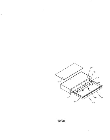 40" 1 drawer ball bearing step up