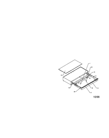 40" 1 drawer ball bearing step up