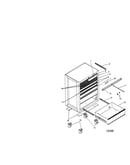 9 drawer professional roll-away