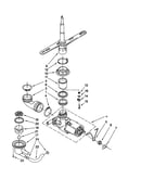 Pump and spray arm