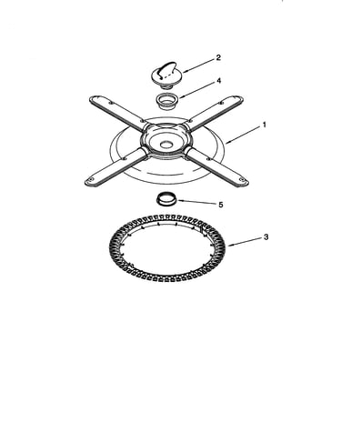 Lower washarm and strainer